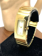 Tory Burch Women's Watch TBW3045 Quartz Cream Dial Gold Stainless Steel 18mm