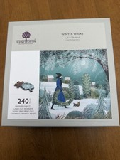 Wentworth Wooden Jigsaw Puzzles Winter Walks 240 Pieces. Complete. Christmas