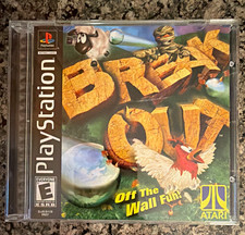 Atari Breakout for Sony PlayStation 1 E-Everyone NTSC-U/C Case Manual