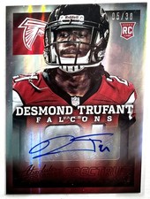 Desmond Trufant Falcons 2013 Panini Absolute Red Autographed Rookie Card 05/30