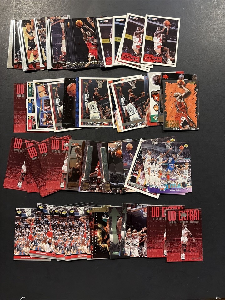 Lot of over 240 Michael Jordan cards - premiums, subsets, inserts etc ...