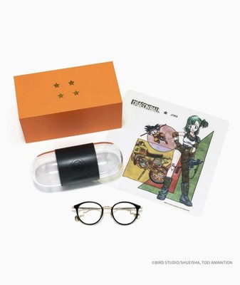 JINS × DRAGON BALL Z Bulma Model UTF-25S-105 Titanium Frame Limited Edition