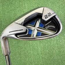 Callaway X-22 X22 Pitching Wedge Left Handed Uniflex Steel Shaft -1/2” Short