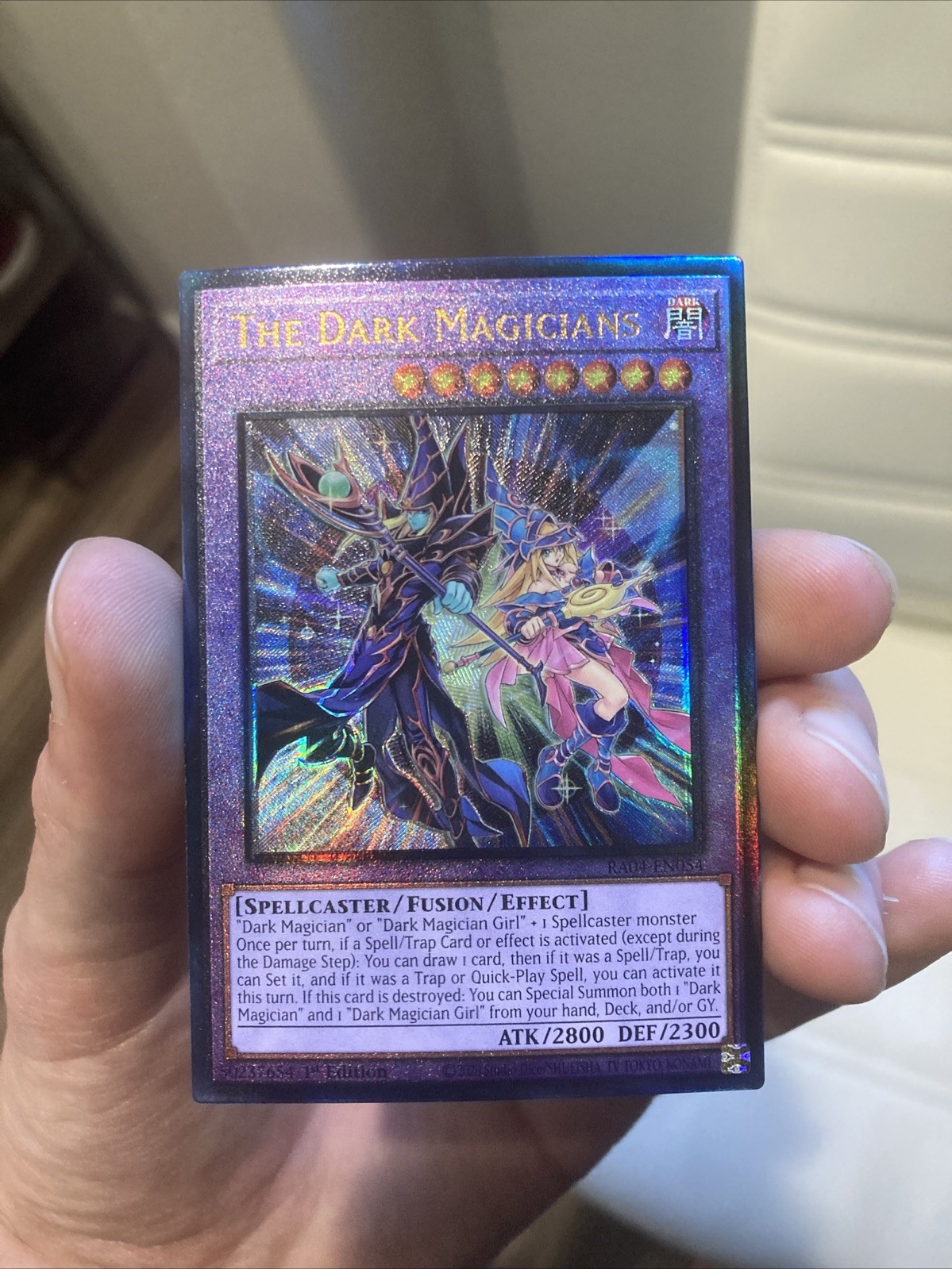 The Dark Magicians Quarter Century 1st Edition PUR RA04-EN054
