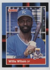 1988 Donruss Willie Wilson (Solid Blue Upper Left Corner) #255 0f3j