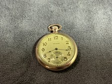 1903 WALTHAM Riverside 12s 19j Pocket Watch Fahys 10k GF Case - Running Well