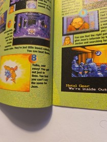 ​ULTRA RARE GRAIL! 1995 Snatcher Sega CD 6-Page Strategy Guide Intact Glue