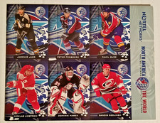 Nortel 2001 ITG All Star Game Sheet Jagr Forsberg Bure Lidstrom Hasek MM3