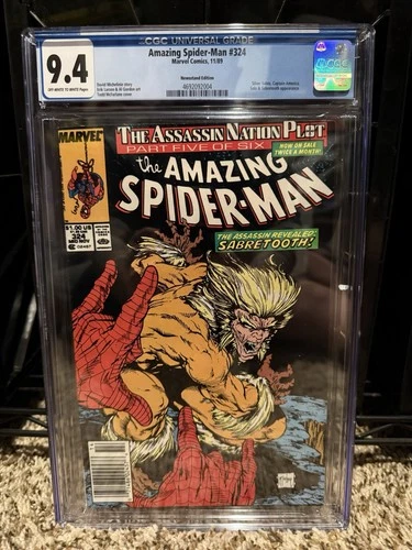 Amazing Spider-Man #324 Newsstand (Nov 1989) CGC 9.4
