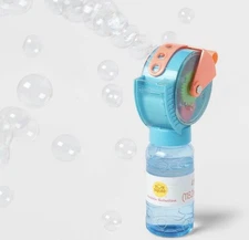 Lot of 6 Sun Squad Ultra Spin Bubbles Bubble Maker Toy w/ Solution – New