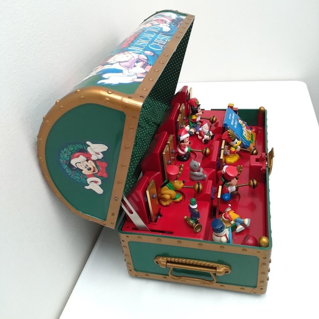 Disney Mr. Christmas Mickey's Musical Toy Chest Vintage Music Box