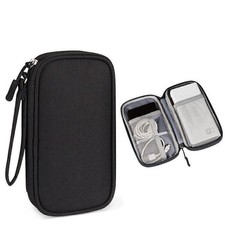 For Powerbanks Portable Battery Charger Power Bank Case Holder Compatible Black