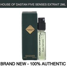 House of Dastan Five Senses Unisex Extrait de Parfum 2ml/0.06oz Sample - NEW