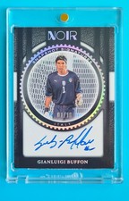 2024-25 Panini Noir Italy Gianluigi Buffon Snapshot Auto 1/10 jersey number ≈1/1