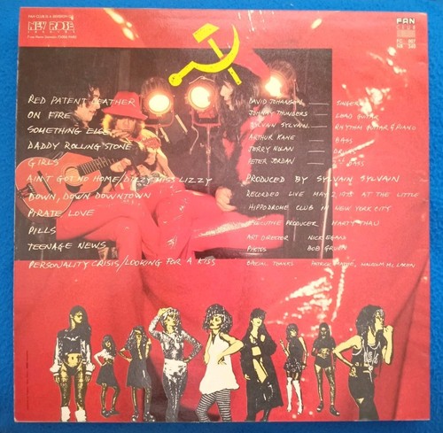New York Dolls–Red Patent Leather (Live) 1984 France FC007 LP Vinyl Record VG+EX - Picture 4 of 23