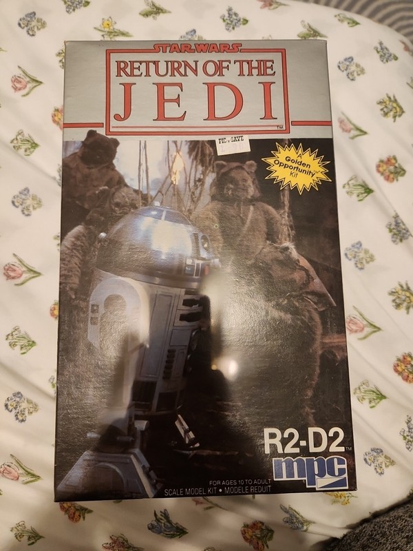 1983 MPC Star Wars Return of the Jedi R2D2 6" Scale Model Kit