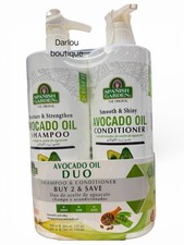 Spanish Garden Avocado Oil Shampoo  Conditioner Set, No Parabens, 32 fl oz Each