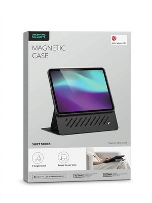 ESR Hülle für iPad Pro11 2024 5. Gen Drehbar Magnet 9 Standwinkel Schwarz