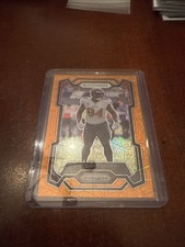 2023 Panini Prizm #393 Calijah Kancey Orange Lazer Rookie Card. rookie card picture
