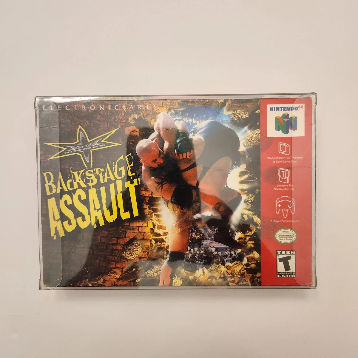 Jeu WCW BACKSTAGE ASSAULT Sony Playstation 1 PS1 Complet PAL