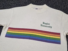 Vintage Baylor University Shirt 70's 80's Size Medium Bears 