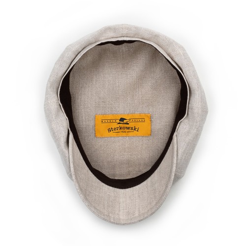 Sterkowski SHELBY 100% Leinen Ballonmütze |  Vintage Mütze Elegant Newsboy - Bild 17 von 36
