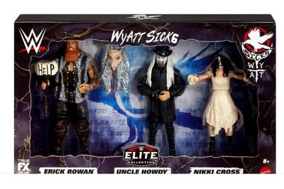 WWE Elite WYATT SICKS 3 Pack Figures Uncle Howdy Nikki Cross Erick