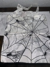 Spider Web Carnival Haunted House Halloween Party Favor Fabric Treat Bag