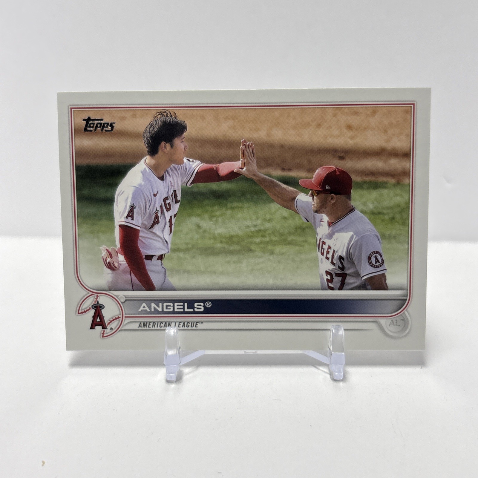 2022 Topps Series 1 - Mike Trout, Shohei Ohtani #159 Angels