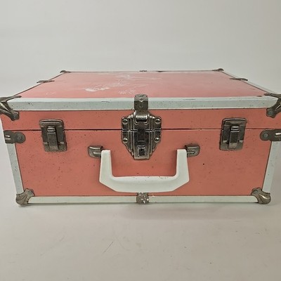 1980s Vintage Pink Rollerbones Roller Derby Roller Skate Case