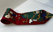 Peanuts Christmas Tie Made in USA 57