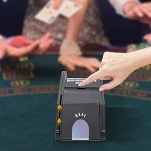 2 in 1 Automatic Poker Card Casino Shuffler Dealing Dispenser Shuffler Machine
