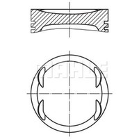 Mahle Kolben FüR Mercedes SLK R171 200 Kompressor C-Klasse W203 W204 W211 E