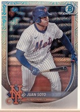 2025 Bowman Chrome Mega Box Juan Soto Mojo Parallel #22 Mets SP
