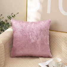 Crushed Velvet Cushion Covers Sofa Throw Pillowcases Cover 16" 18" 20" 22" 24"