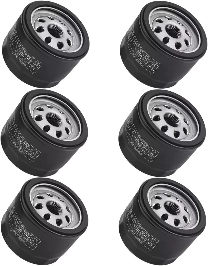 (6 Pack) for Kawasaki 49065-0721 Oil Filter Fits Engines Replace 49065-7007 OEM
