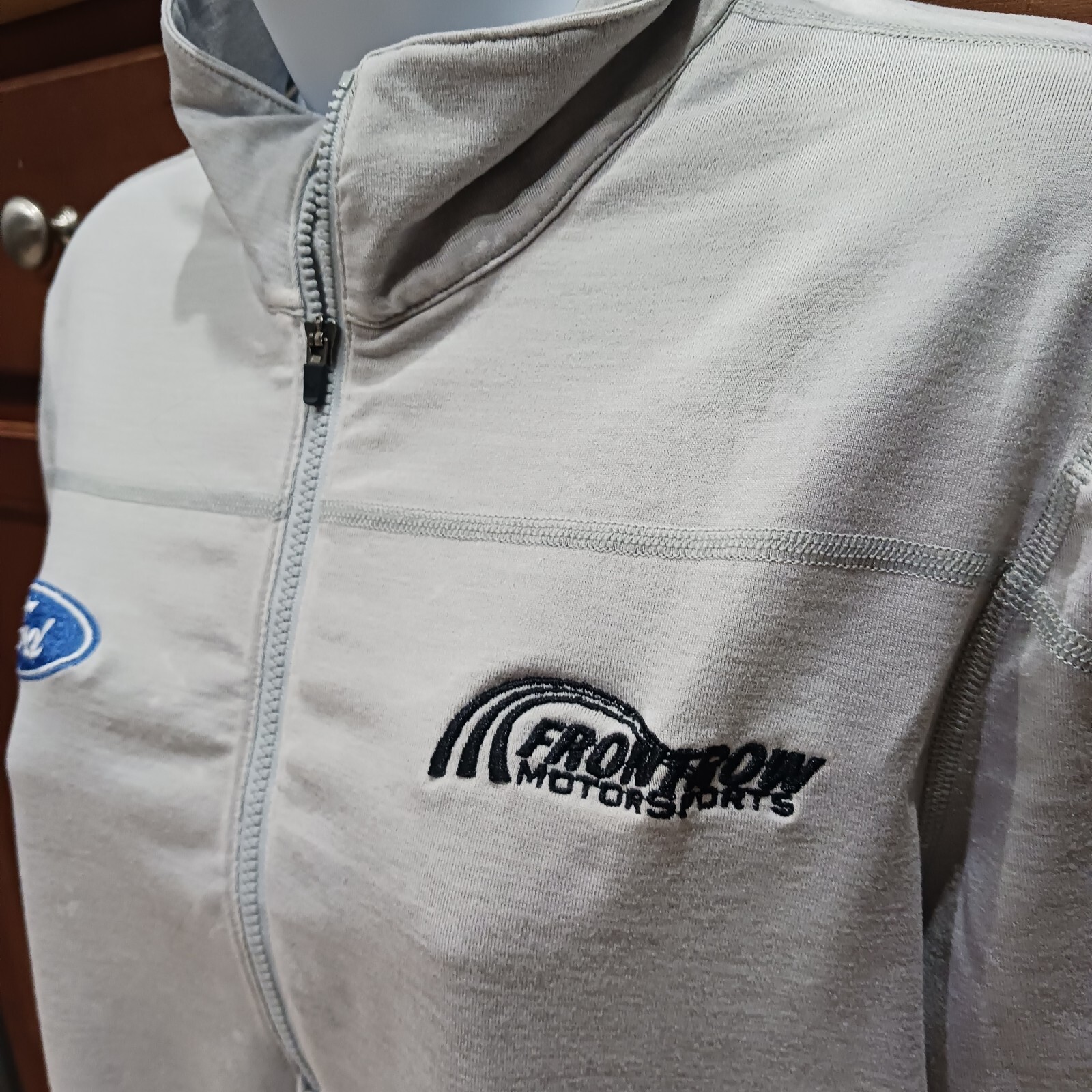 Maglione maglietta maglione zip grande donna prima fila Motorsports Team Issued NASCAR McDowel