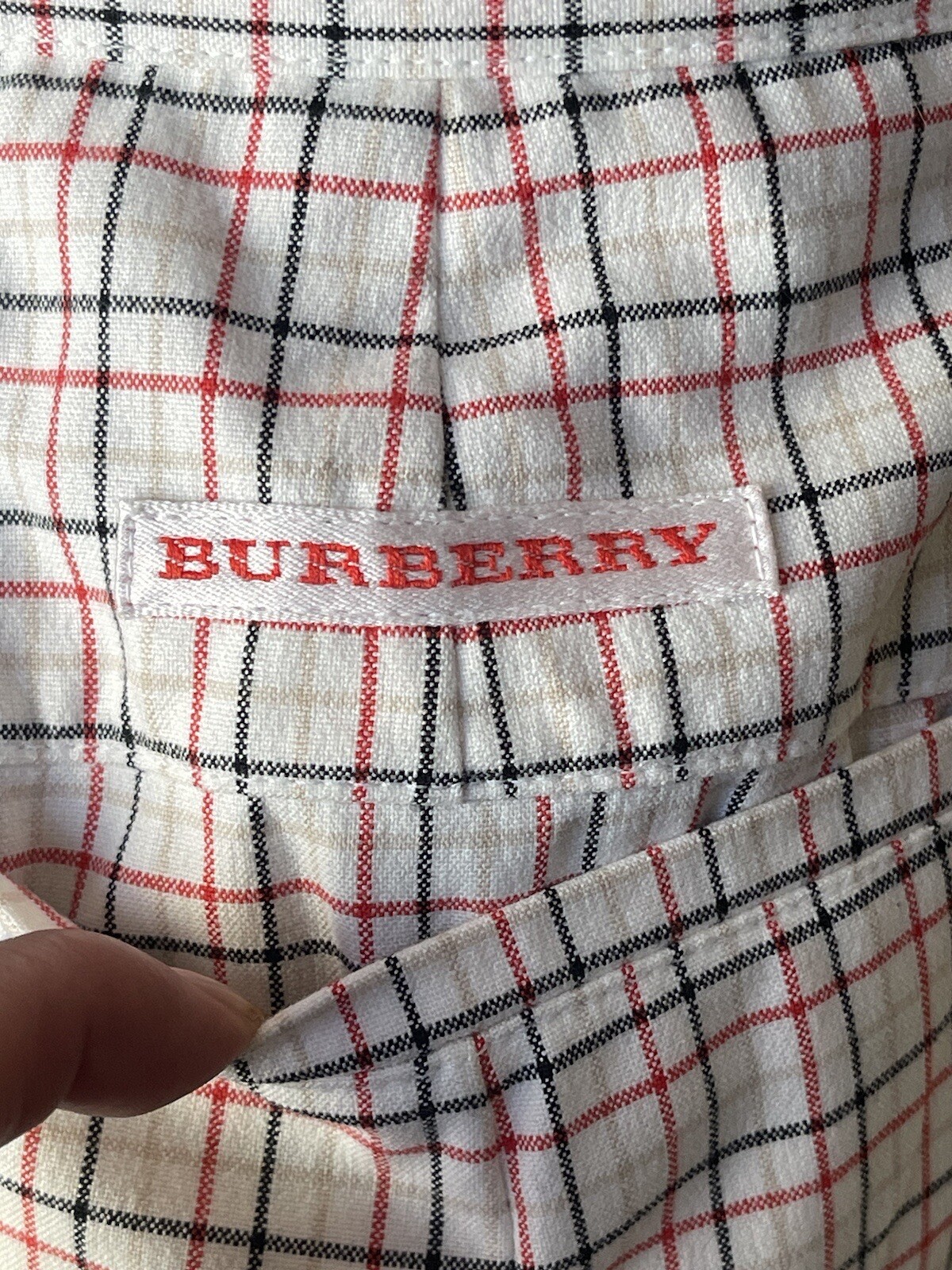 Burberry Pants  Golf Capri Color: ivory/Red/grey| Size: 8 thumbnail 13