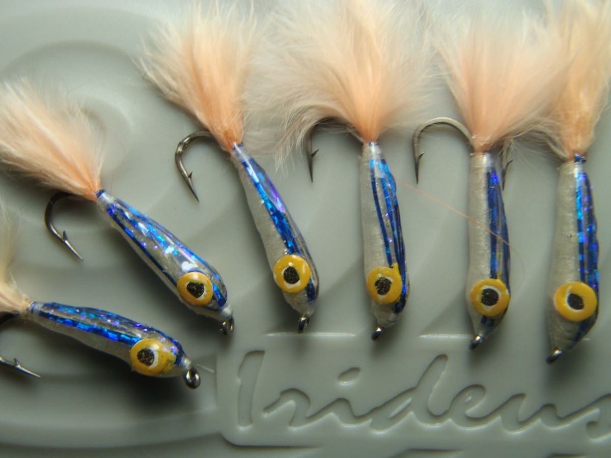 Irideus Alevin Flies Smolt Fry Custom Painted Minnow Baitfish