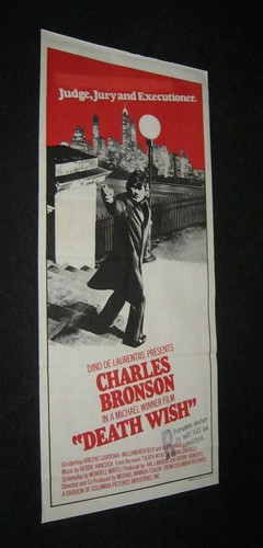 Orig CHARLES BRONSON DEATH WISH Australien zensiert Südpazifik Tagesschein UNBENUTZT