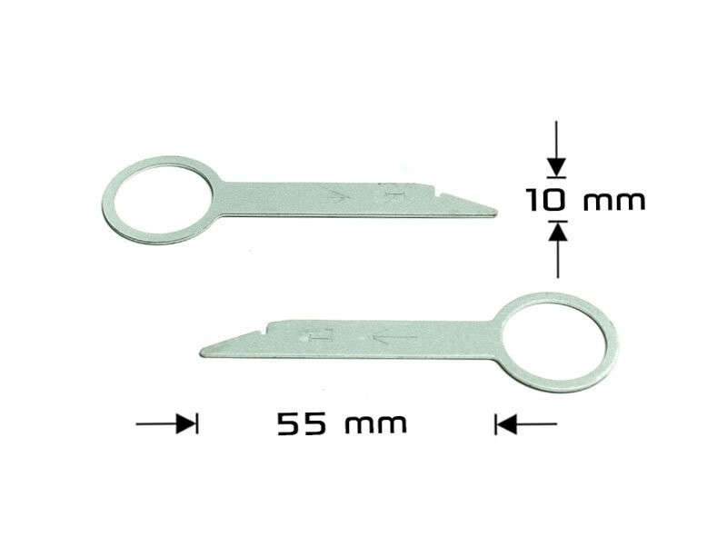 2Er Auto Radio Entriegelung BüGel SchlüSsel FüR Skoda: Mfd, Mcd Mfd RNS-E / D-image