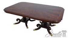 L60319EC: COUNCILL CRAFTSMEN Regency Style Mahogany Dining Room Table