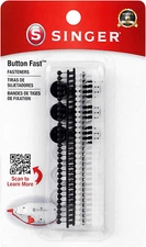 Fast Replacement Fasteners and Buttons, White 132 Piece