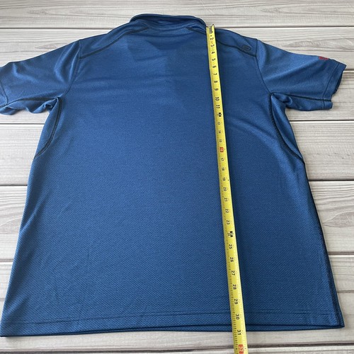 Ogio Polo Shirt Mens XL Blue Short Sleeve Golf Logo Polyester Adult - Picture 10 of 12
