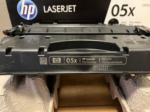 HP 05X High Volume Print Cartridge Black CE505X LaserJet P2055 Orange Pull Tab