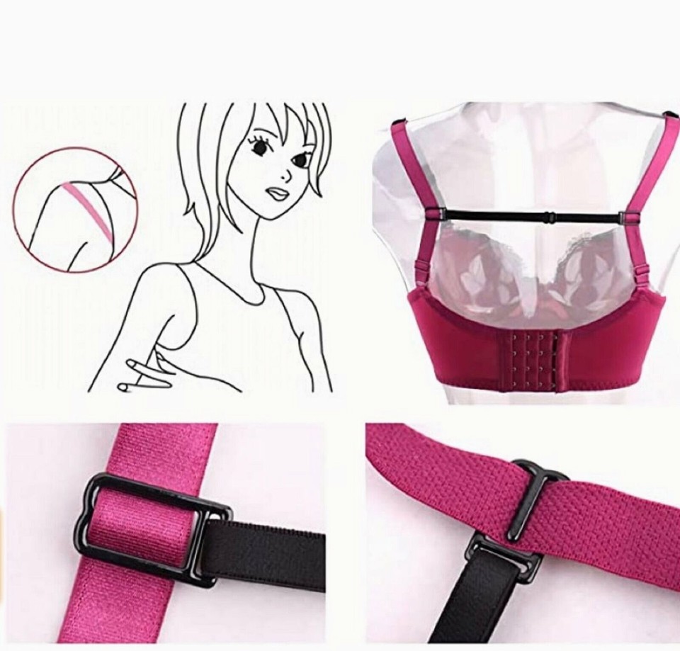Women's Non-Slip Bra Strap Holders - Adjustable Silicone Straps To Keep Bra Straps In Place