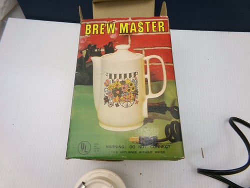 Vintage Brew Master Kettle, Unused, Original Box and Instructions, Blue design, - Picture 7 of 13
