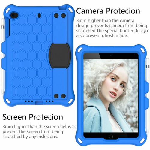 For iPad Mini 6 5 4 3 2 3D Portable Kids Shockproof Foam Tough Bumper Cover Case - Picture 7 of 46