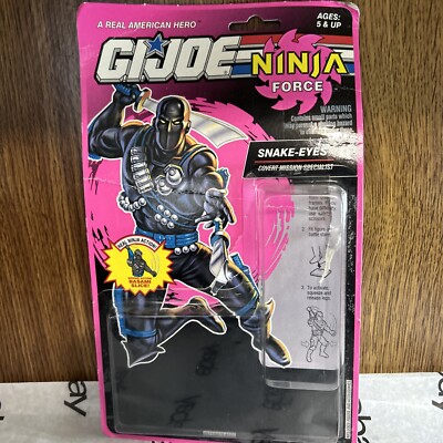 Hasbro GI Joe Ninja Force Snake Eyes 1992 Cardback | eBay
