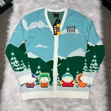 SOUTH PARK MOUNTAIN WOMENS CARDIGAN CARTMAN, KENNY, KYLE